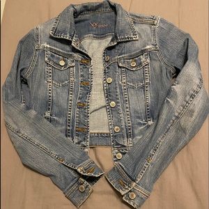 Bebe crop Jean jacket